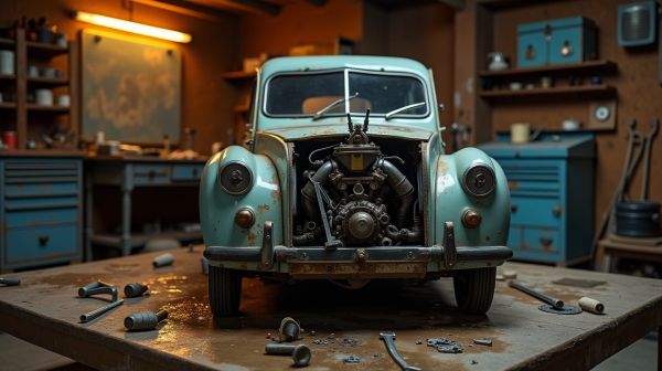 Restaurer le moteur d’une Renault 4CV sans négliger les organes essentiels